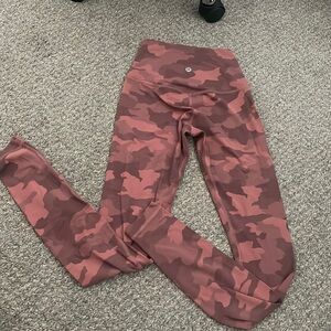 Lululemon Align 28” Leggings- clay colored camo print